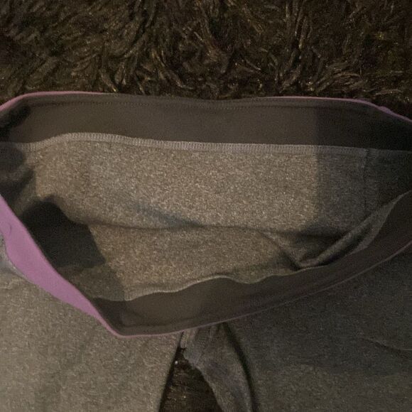 Lululemon Womens Charcoal Grey Crop Activewear Leggings - Picture 5 of 6